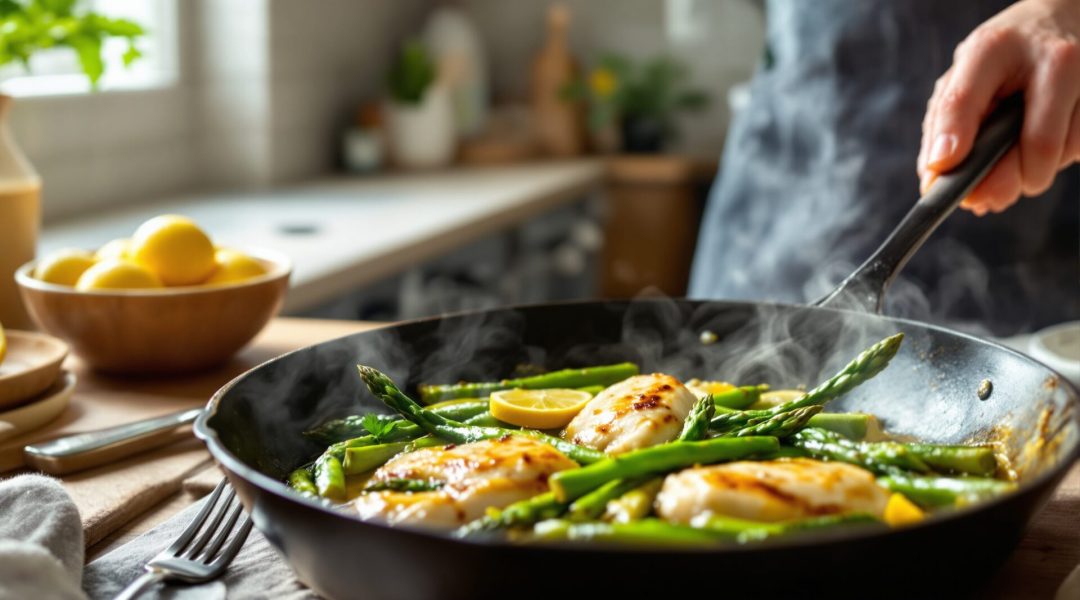 recette asperges poulet