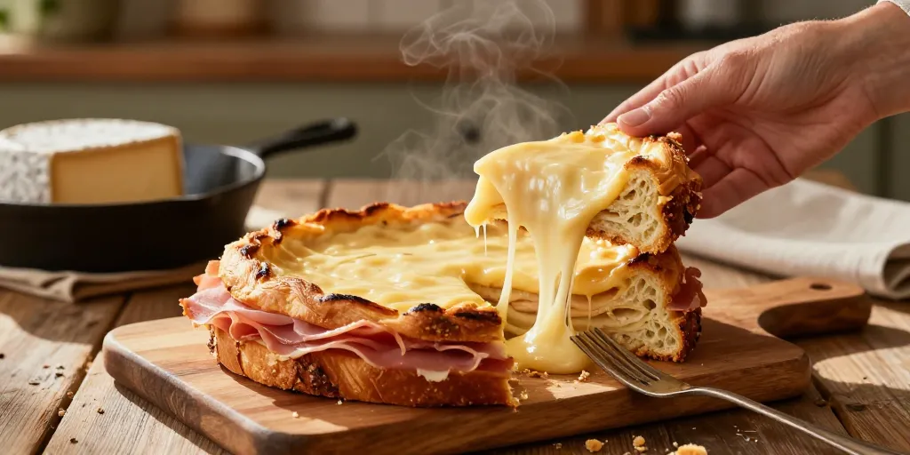 croque cake raclette