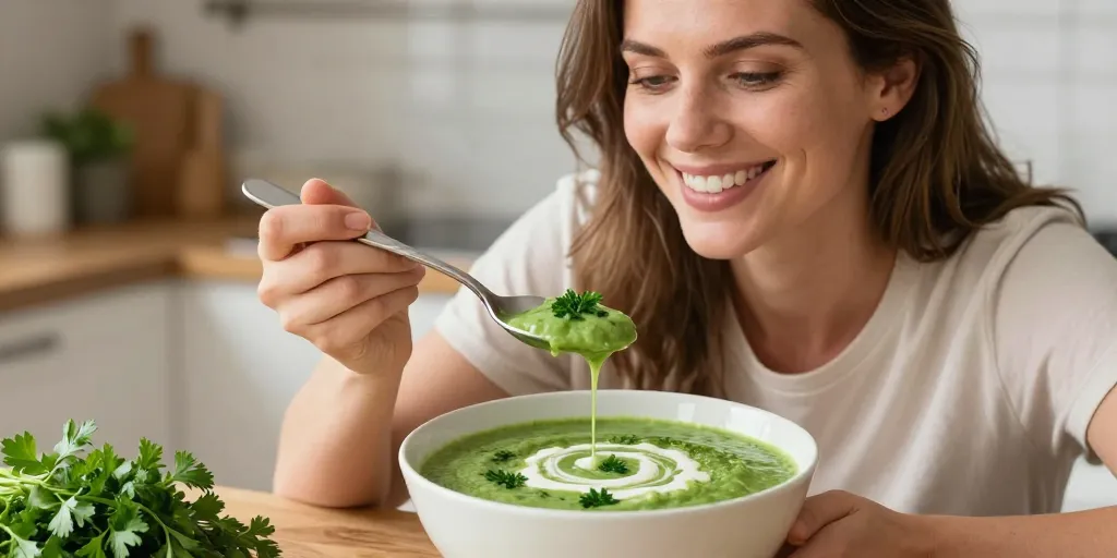recette de soupe au persil