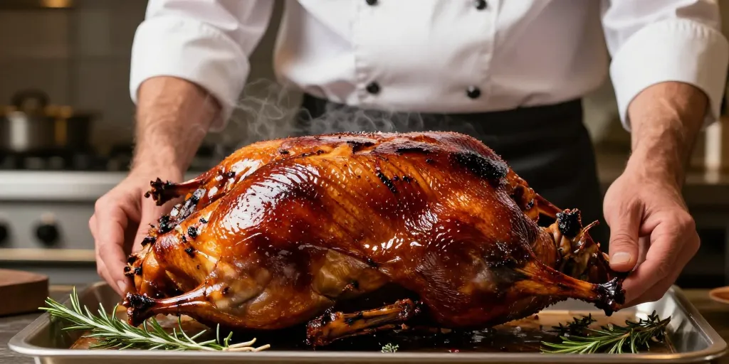 canard rôti au four