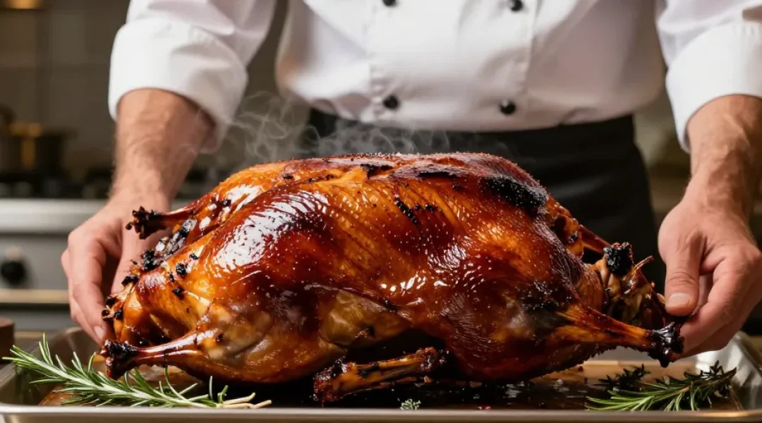 canard rôti au four