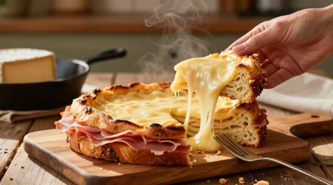 croque cake raclette