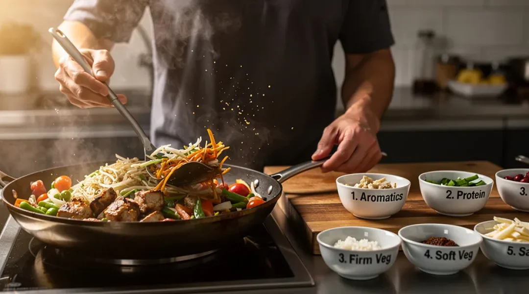 cuisson au wok