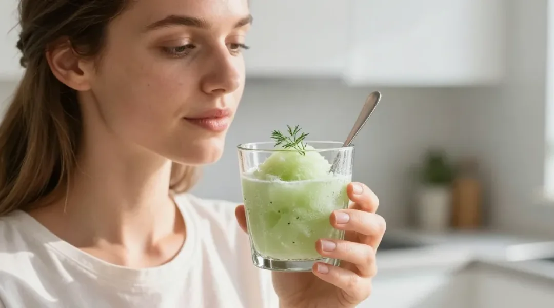 sorbet verveine sans sorbetière