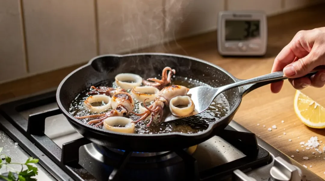 temps cuisson chipiron poêle